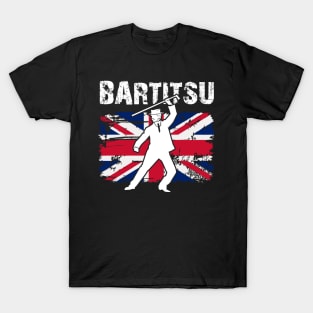 British Defence with Walking Sticks Martial Arts Bartitsu T-Shirt